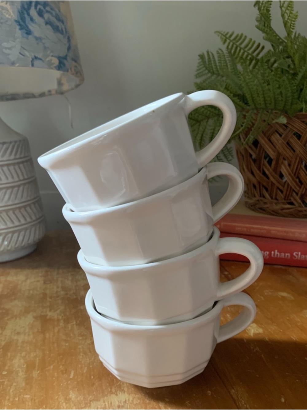 Pfaltzgraff Heritage Coffee Cups 8oz - stoneware set of 4